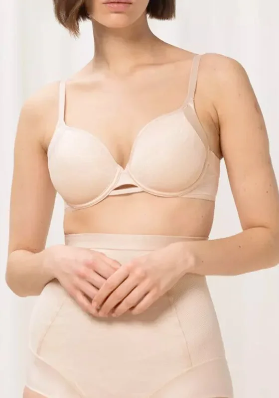 Triumph Airy Sensation Underwired Bra, Nude Padded Push-Up Bra