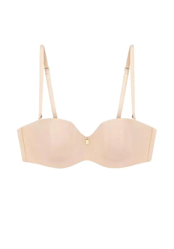 Triumph Body Make Up Essentials Bra, Nude Wireless Push-Up Bra