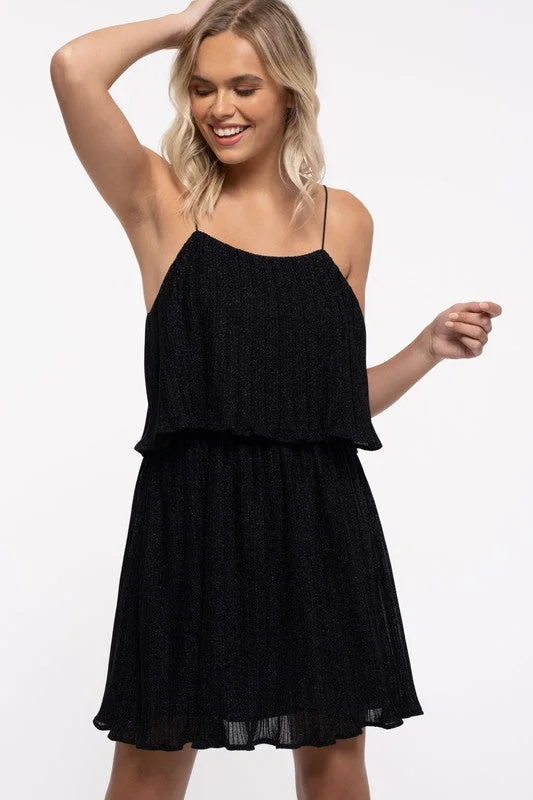 #*Beautiful In Black Mini Dress Cozy Knit Mini Dress