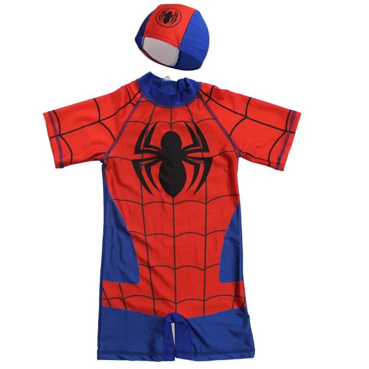 Spiderman swimming costume for kids Trendy Swimwear Set