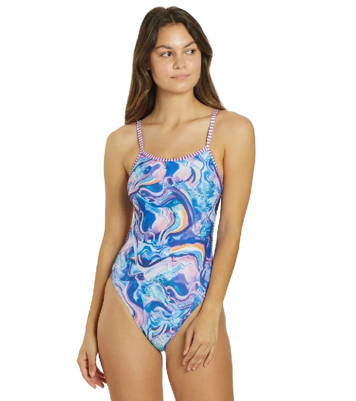 Dolfin Uglies Women's String Back One Piece Swimsuit Let It Go Chic Swimsuit Cover-Up Dolfin Uglies Women's String Back One Piece Swimsuit Let It Go Chic Swimsuit Cover-Up