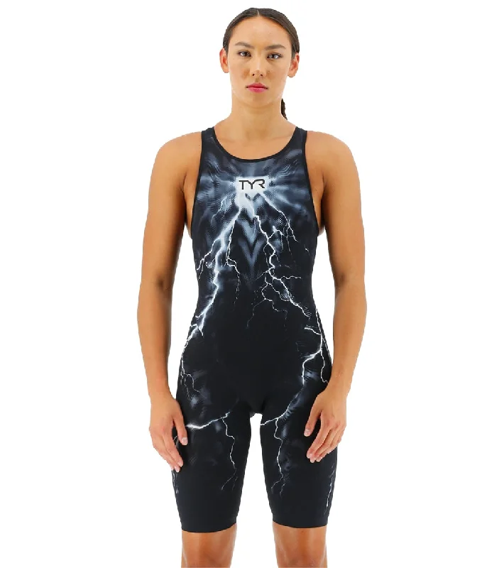 TYR Women's Venzo Phantom Oblivion Open Back Kneeskin Tech Suit Swimsuit Black Push-Up Bikini Top TYR Women's Venzo Phantom Oblivion Open Back Kneeskin Tech Suit Swimsuit Black Push-Up Bikini Top