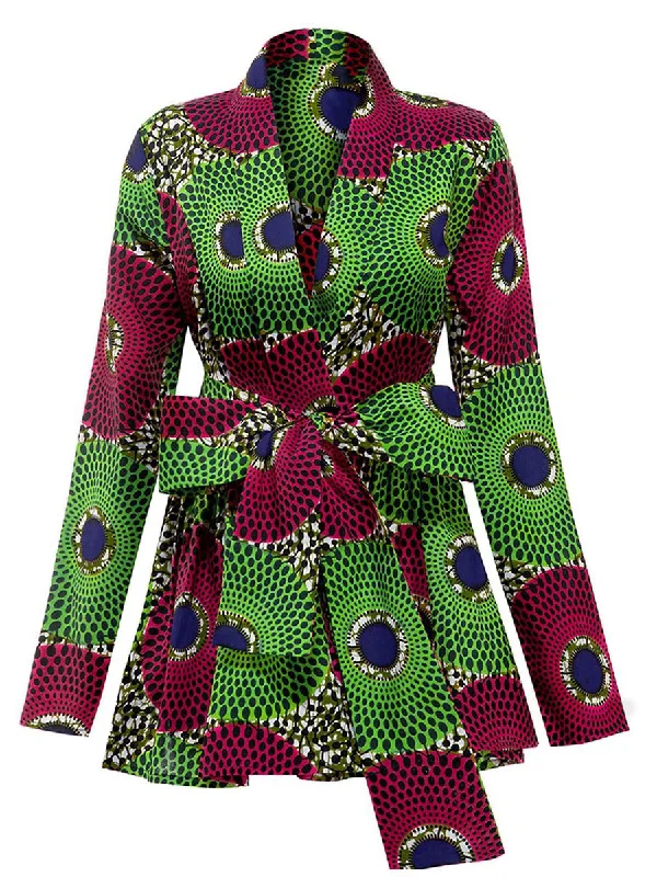 african jacket for ladies ankara print Bomber Jacket Anorak Windbreaker