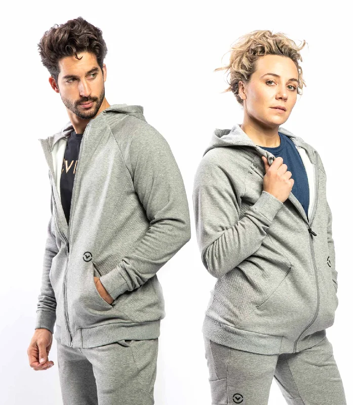 Coolex Full-Zip Hoodie Hoodie with Ribbed Cuffs Snug Fit Comfort