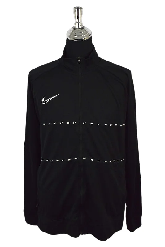 Black Nike Brand Track Jacket Fitted Jacket Loose Jacket Oversized Jacket