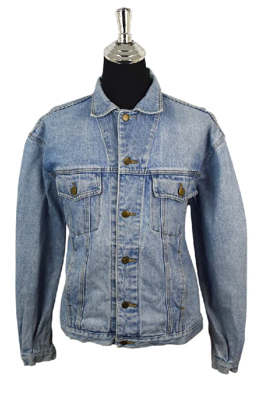 Hard Rock Cafe Brand Denim Jacket Embroidered Jacket Appliqued Jacket Beaded Jacket