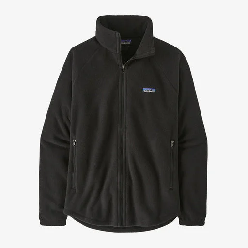 Patagonia Classic Microdini Fleece Jacket - Black Fitted Jacket Loose Jacket Oversized Jacket