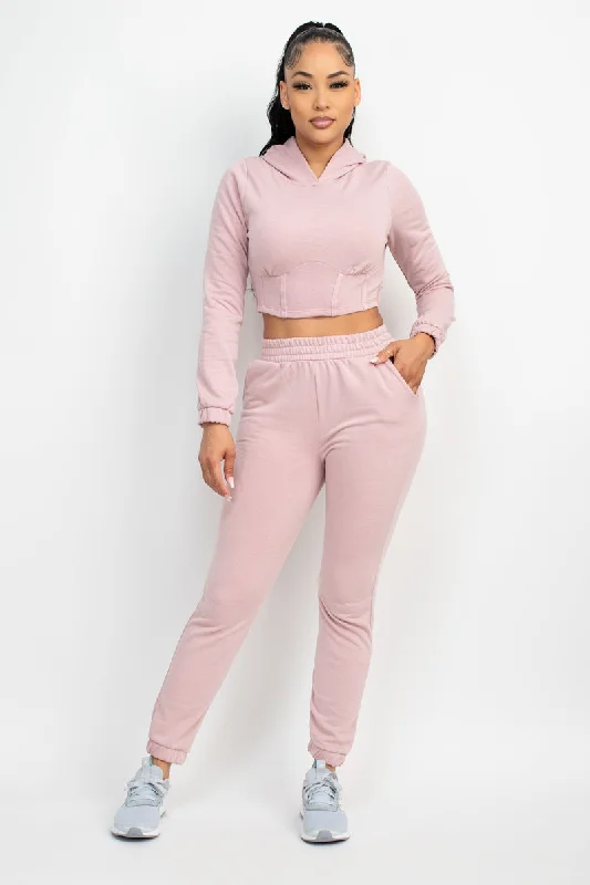 Relax Some Cropped Hoodie Set - 4 colors - Ships from The US Hoodie with Strings Custom Fit Adjustable Relax Some Cropped Hoodie Set - 4 colors - Ships from The US Hoodie with Strings Custom Fit Adjustable