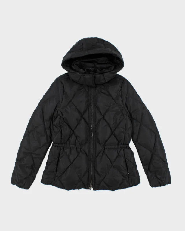 Vintage Y2K Coach Insulated Hooded Puffer Jacket - XS Print Jacket Jacquard Jacket Embroidered Jacket