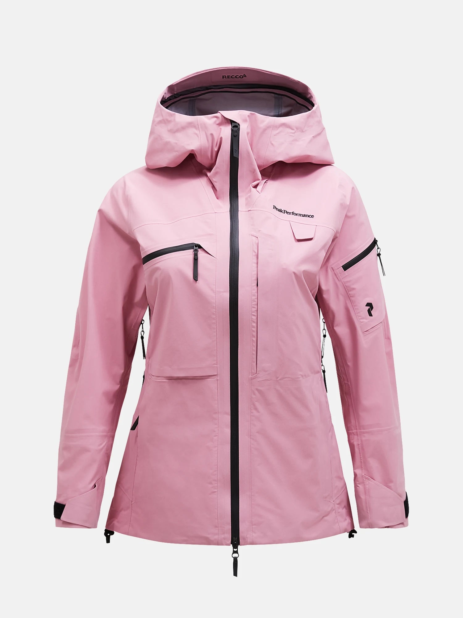 Women's Alpine Gore-Tex 3L Shell Jacket Welt Pockets Slit Pockets Flap Pockets