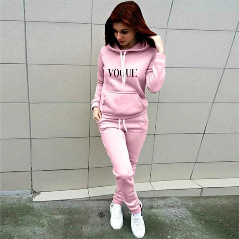 Ropa Mujer Solid Hooded Sweatshirt Trousers Suits Hoodie with Sequins Glamorous Eye-catching Ropa Mujer Solid Hooded Sweatshirt Trousers Suits Hoodie with Sequins Glamorous Eye-catching