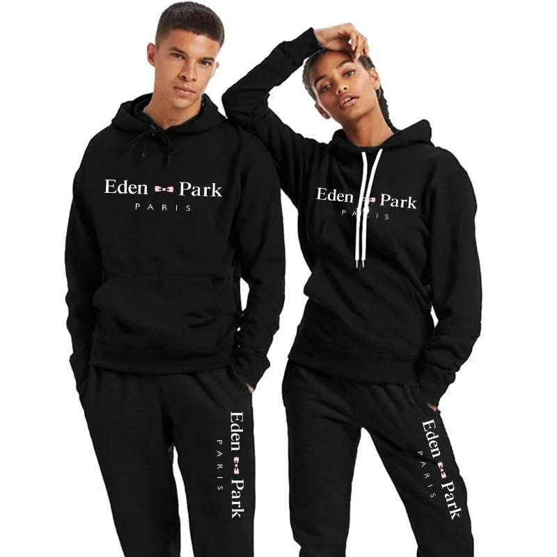 Couple Sets Spring Men Women Tracksuit Sweater Hoodie + Jogging Pants Casual Daily Sports Kit High Quality Autumn Lover Clothes Hoodie with Emblem Brand Identity Couple Sets Spring Men Women Tracksuit Sweater Hoodie + Jogging Pants Casual Daily Sports Kit High Quality Autumn Lover Clothes Hoodie with Emblem Brand Identity