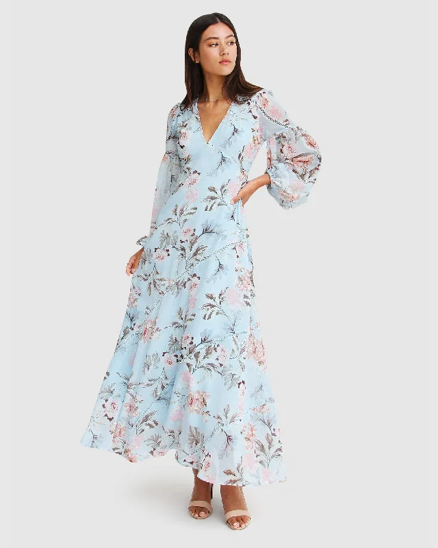 In Your Dreams Maxi Dress - Light Blue Comfortable Casual Maxi Dress