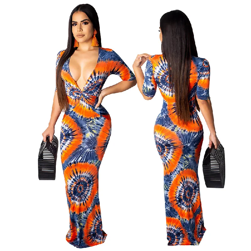 New Sexy V Neck Floral Short Sleeve Ruffles Party Prom Long Maxi Dress Women Fashionable Chiffon Maxi Dress New Sexy V Neck Floral Short Sleeve Ruffles Party Prom Long Maxi Dress Women Fashionable Chiffon Maxi Dress