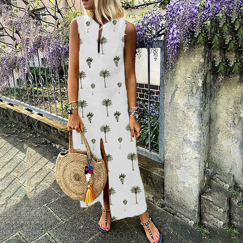 FashionSierra - Women Boho Long Maxi Dress Fashion Ladies Sleeveless Summer Beach Floral Dress Casual Holiday Dresses Sundress Comfortable Long-Sleeve Maxi Dress FashionSierra - Women Boho Long Maxi Dress Fashion Ladies Sleeveless Summer Beach Floral Dress Casual Holiday Dresses Sundress Comfortable Long-Sleeve Maxi Dress