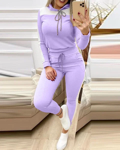 Women Casual Lady Sweatshirt Fashion Sportswear Hoodie with Front Slit Layering Stylish Women Casual Lady Sweatshirt Fashion Sportswear Hoodie with Front Slit Layering Stylish