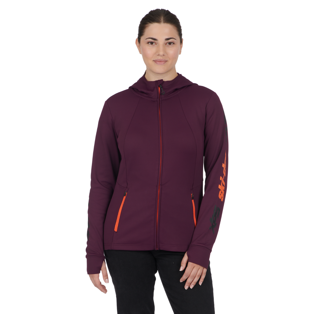 Ski-Doo Women's X-Team Edition Sno-X Zip Up Hoodie Hoodie with Oversized Fit Loose Comfortable Ski-Doo Women's X-Team Edition Sno-X Zip Up Hoodie Hoodie with Oversized Fit Loose Comfortable