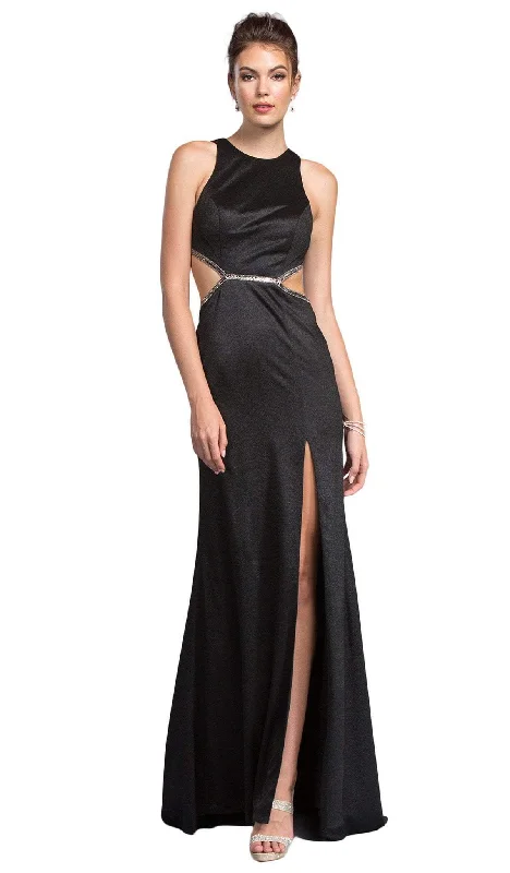 Aspeed Design - Alluring Jewel Neck Sheath Prom Dress