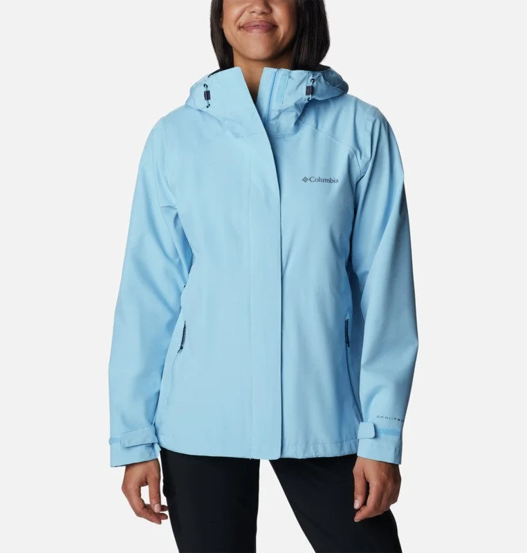 Columbia Earth Explorer Waterproof Shell Jacket-BLUE Fleece Fabric Down Fabric Feather Fabric Columbia Earth Explorer Waterproof Shell Jacket-BLUE Fleece Fabric Down Fabric Feather Fabric
