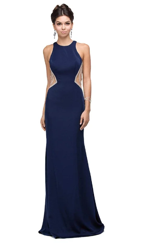 Dancing Queen - 9746 Jewel Fitted Sheath Prom Dress
