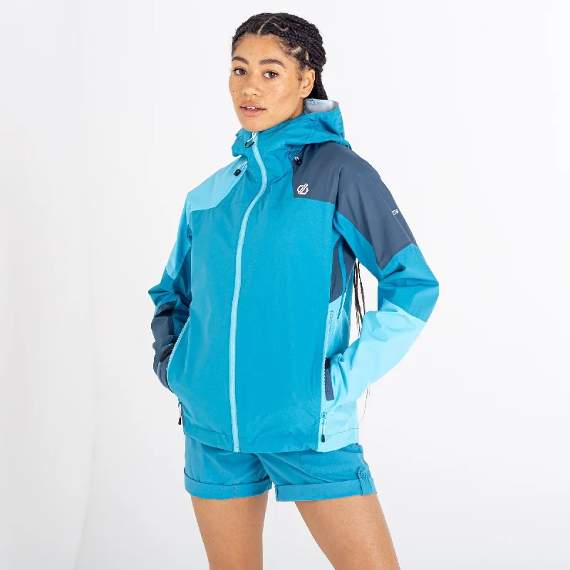 Dare2b Ladies Checkpoint III Waterproof Jacket-CAPRI BLUE Faux Fur Jacket Real Fur Jacket Shearling Jacket Dare2b Ladies Checkpoint III Waterproof Jacket-CAPRI BLUE Faux Fur Jacket Real Fur Jacket Shearling Jacket