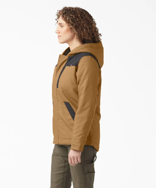 Dickies Women's Duratech Renegade Jacket - Brown Duck Striped Jacket Polka Dot Jacket Floral Jacket Dickies Women's Duratech Renegade Jacket - Brown Duck Striped Jacket Polka Dot Jacket Floral Jacket