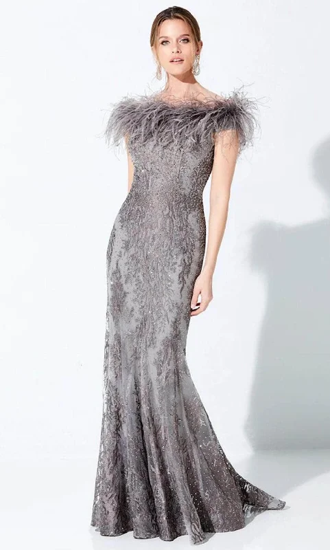 Ivonne D by Mon Cheri 220D22 - Beaded Lace Evening Gown