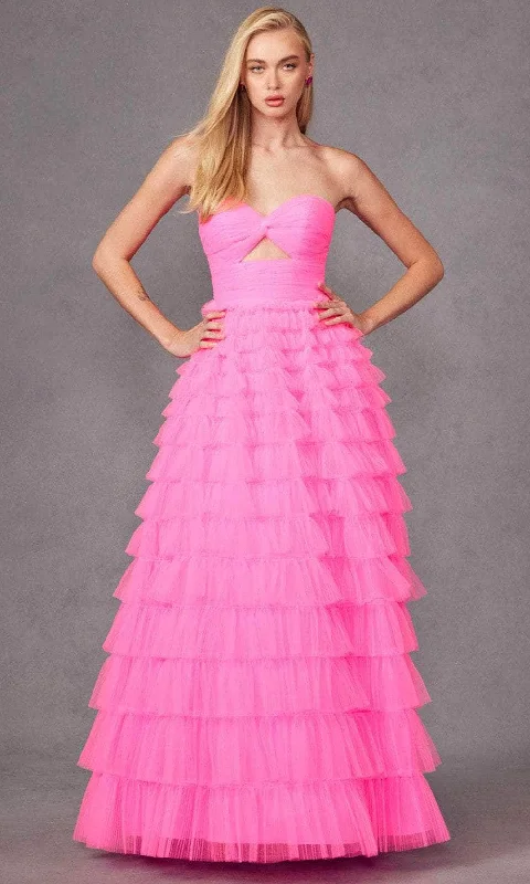 Juliet Dresses JT2456H - Sweetheart Front Keyhole Prom Gown