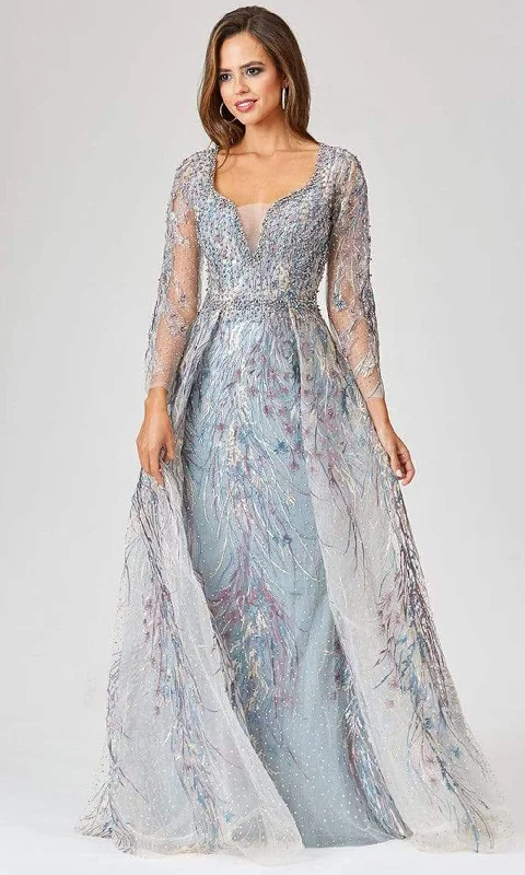 Lara Dresses - 29452 Embellished Tulle D Esprit Gown With Overskirt