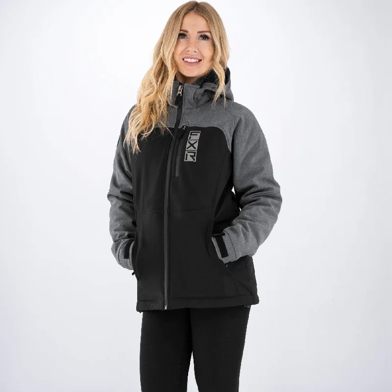 Women's Vertical Pro Insulated Softshell Jacket Denim Fabric Leather Fabric Suede Fabric Women's Vertical Pro Insulated Softshell Jacket Denim Fabric Leather Fabric Suede Fabric