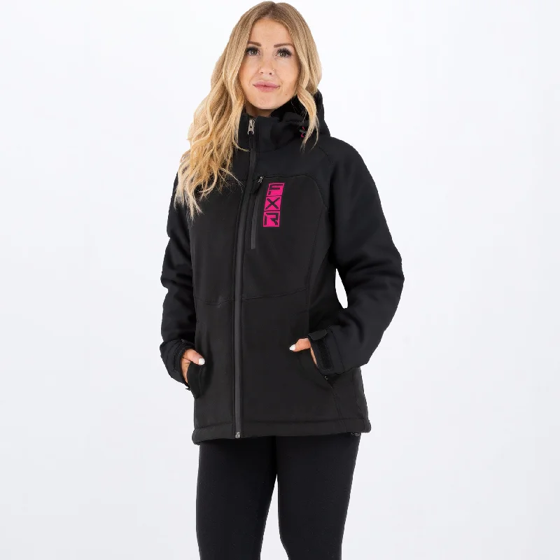 Women's Vertical Pro Insulated Softshell Jacket Boat Neck Shawl Collar Notched Collar Women's Vertical Pro Insulated Softshell Jacket Boat Neck Shawl Collar Notched Collar