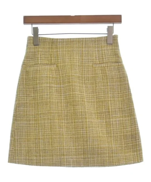 Lily Brown Mini skirts elastic waist skirt