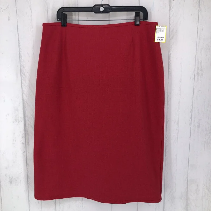 14 Back zip mid length skirt summer skirt style