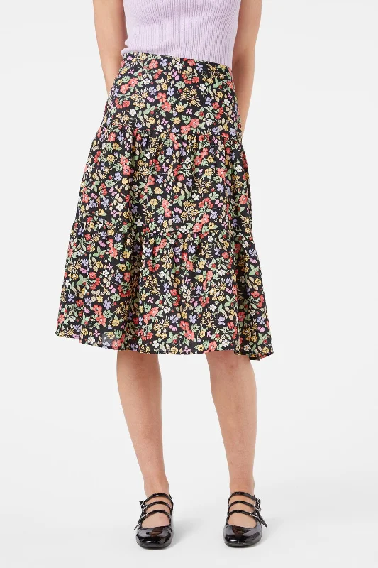 Ella Flora Skirt corduroy skirt durable