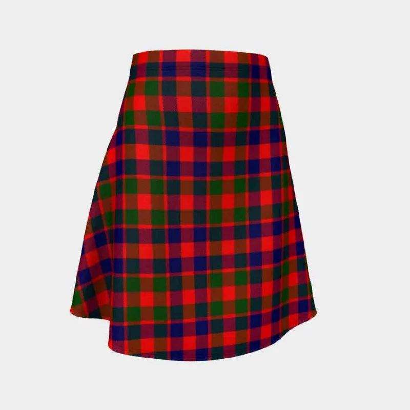 Gow Modern Tartan Flared Skirt velvet skirt plush