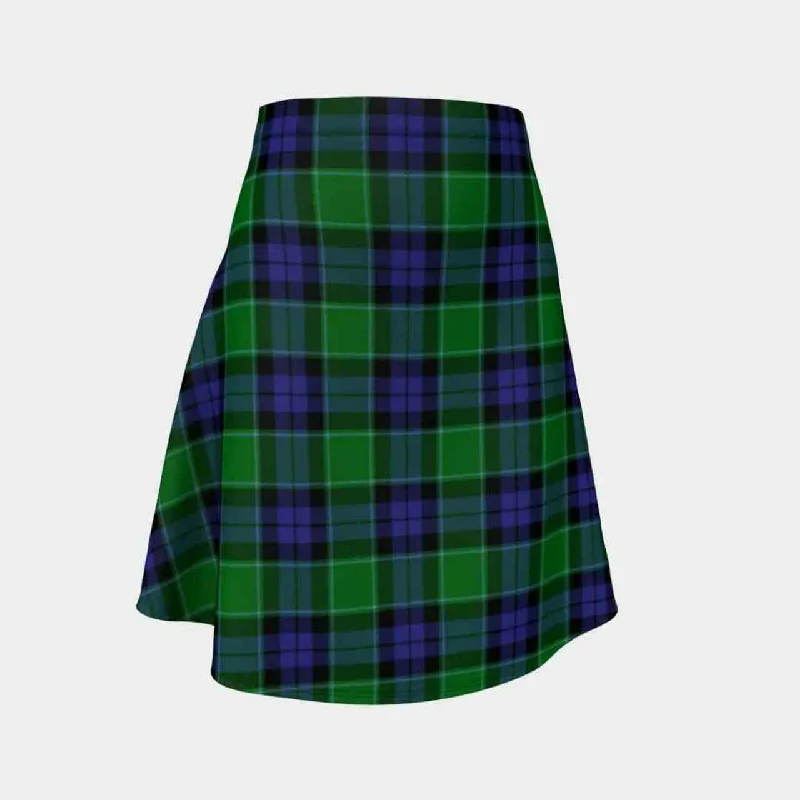 Graham of Menteith Modern Tartan Flared Skirt seamless skirt comfort