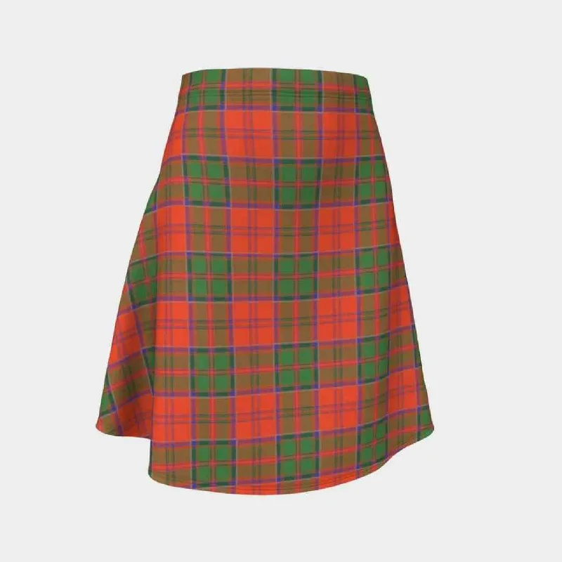 Grant Ancient Tartan Flared Skirt velvet skirt luxury