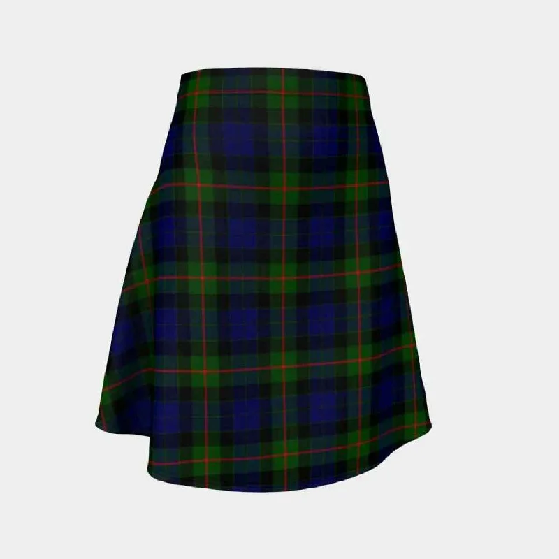 Gunn Modern Tartan Flared Skirt athletic skirt fit