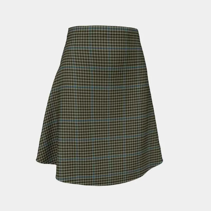 Haig Check Tartan Flared Skirt athletic skirt fit