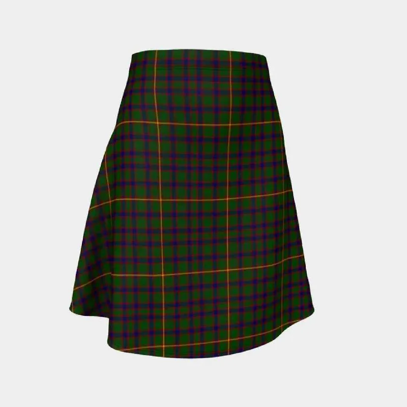 Hall Tartan Flared Skirt tiered skirt playful