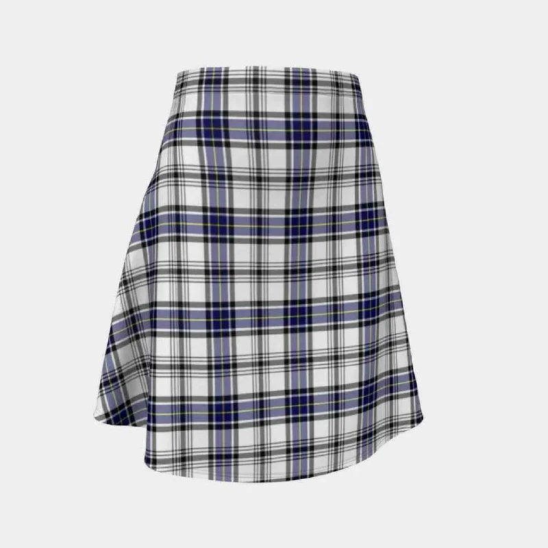 Hannay Modern Tartan Flared Skirt casual skirt length