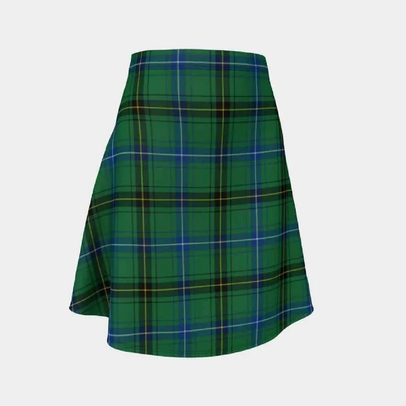 Henderson Ancient Tartan Flared Skirt denim skirt classic