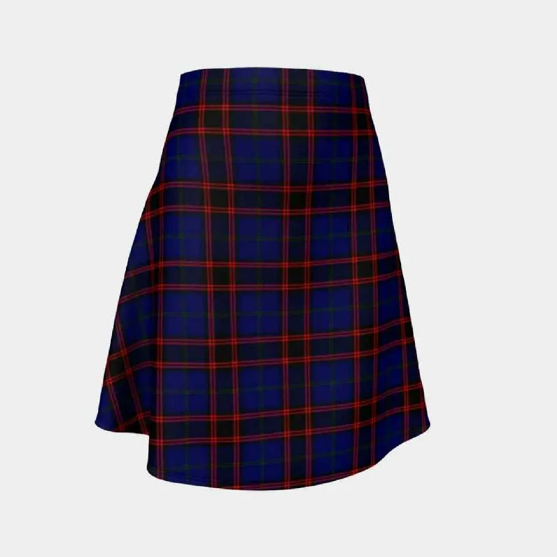 Home Modern Tartan Flared Skirt velvet skirt plush