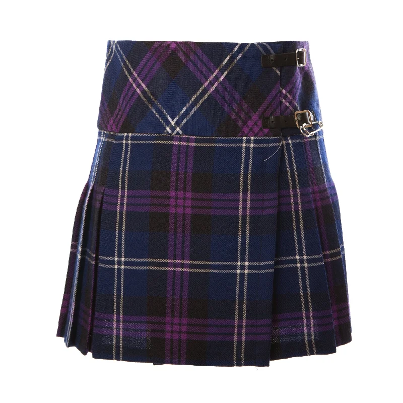 Ladies Tartan Billie Kilted Skirt Heritage Of Scotland satin skirt smooth