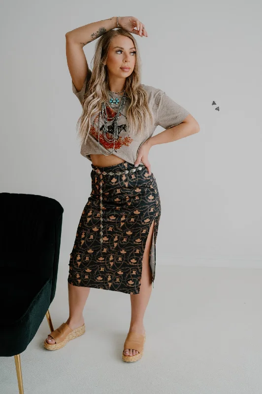 SLITASTIC SKIRT *HOWDY maxi skirt elegant