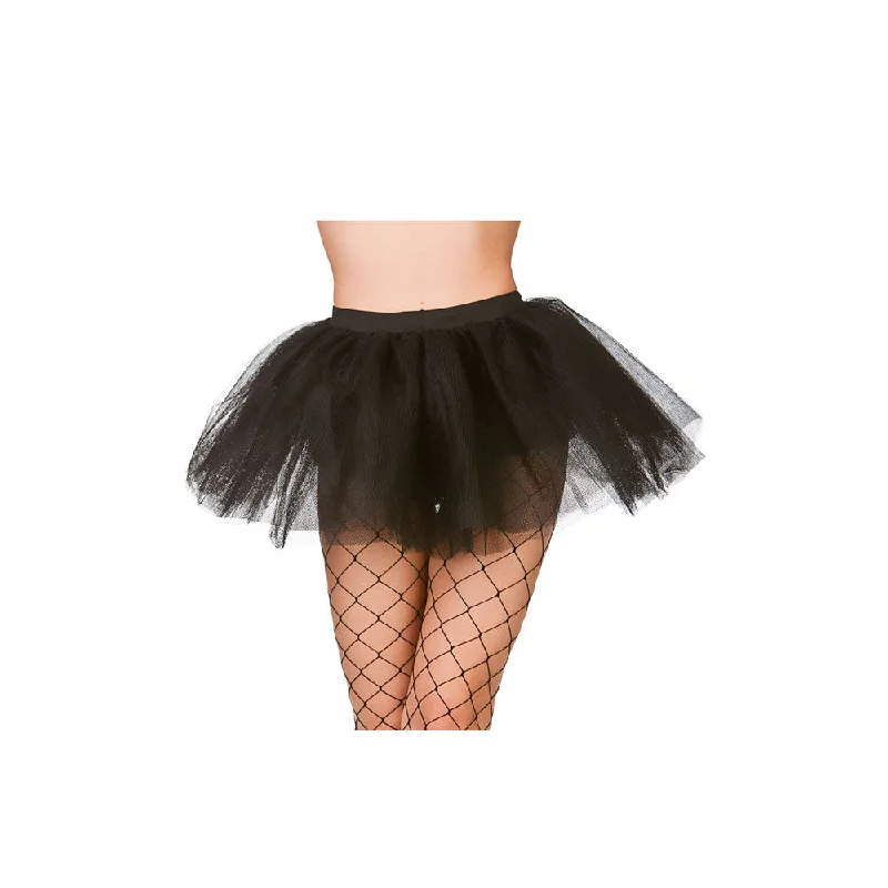 Soft Black Tulle Tutu Skirt 3 Layer corduroy skirt durable