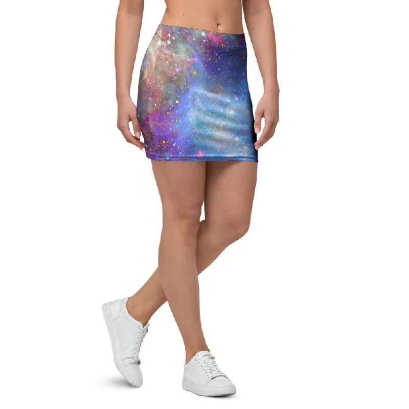 Star Nebula Galaxy Space Mini Skirt denim skirt stylish