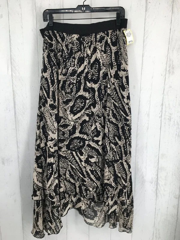 XL(42) print maxi skirt vintage skirt charm